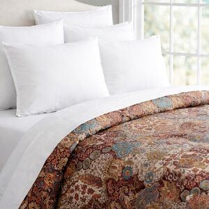 Pottery Barn Angelina Duvet Cover Full Queen Boho Organic Cotton 92x88 NWT